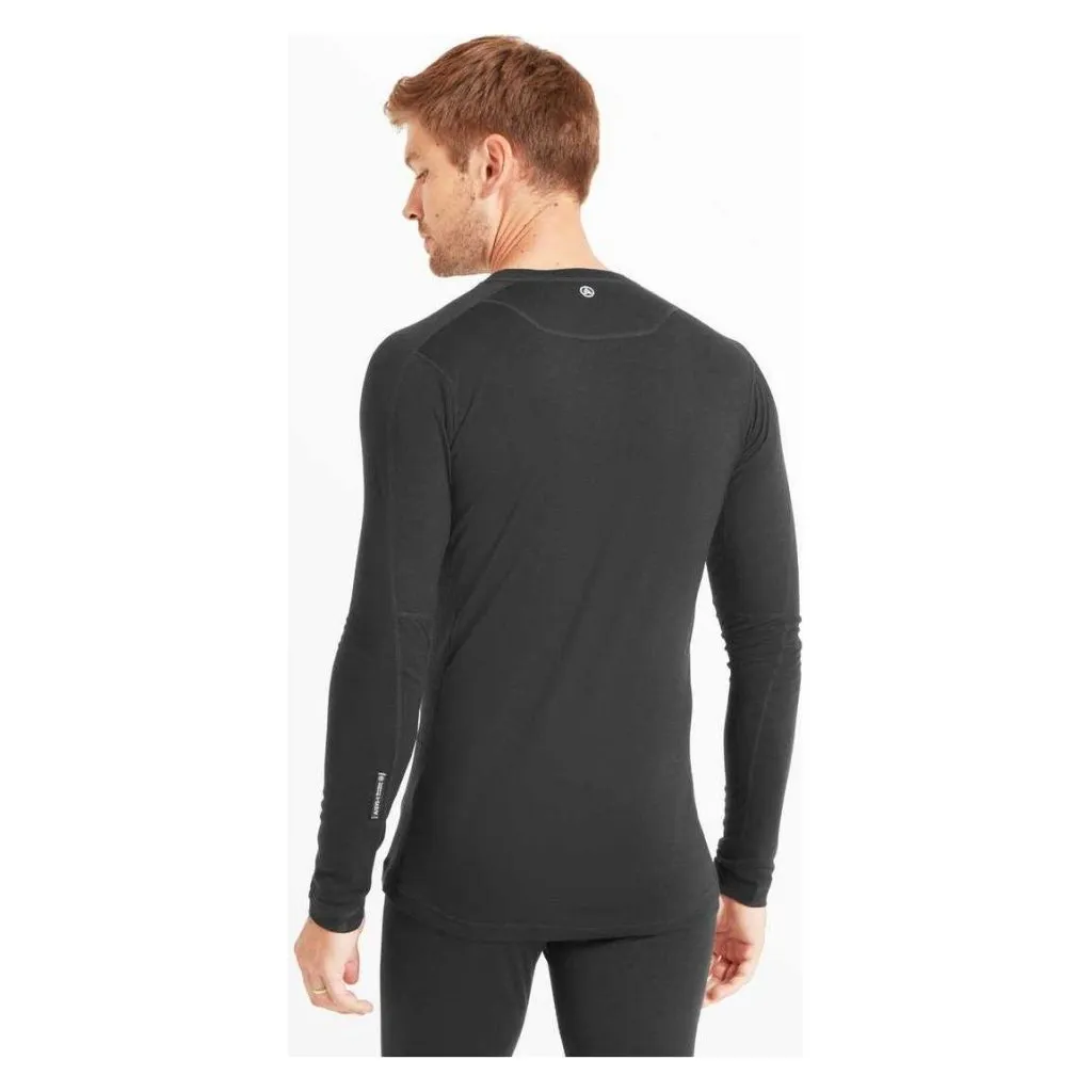 Artilect Boulder 125 Long Sleeve Crew Merino Men's Baselayer - Black