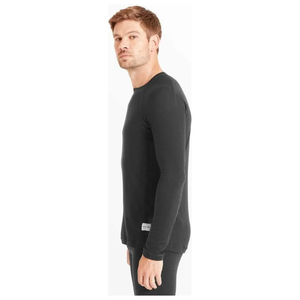Artilect Boulder 125 Long Sleeve Crew Merino Men's Baselayer - Black