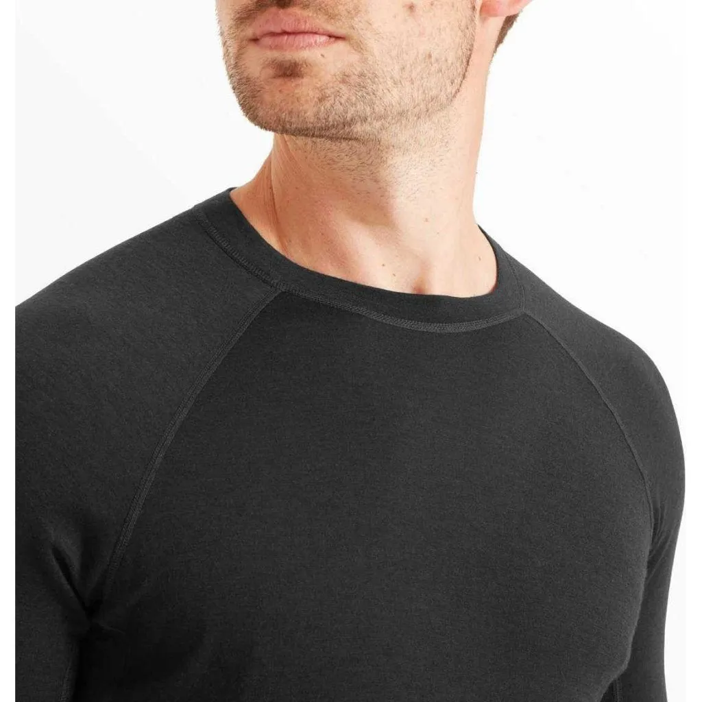 Artilect Boulder 125 Long Sleeve Crew Merino Men's Baselayer - Black