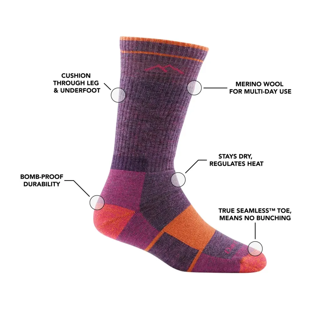 Darn Tough 1908 Women's Hiker Boot Full Cushion Midweight Hiking Socks