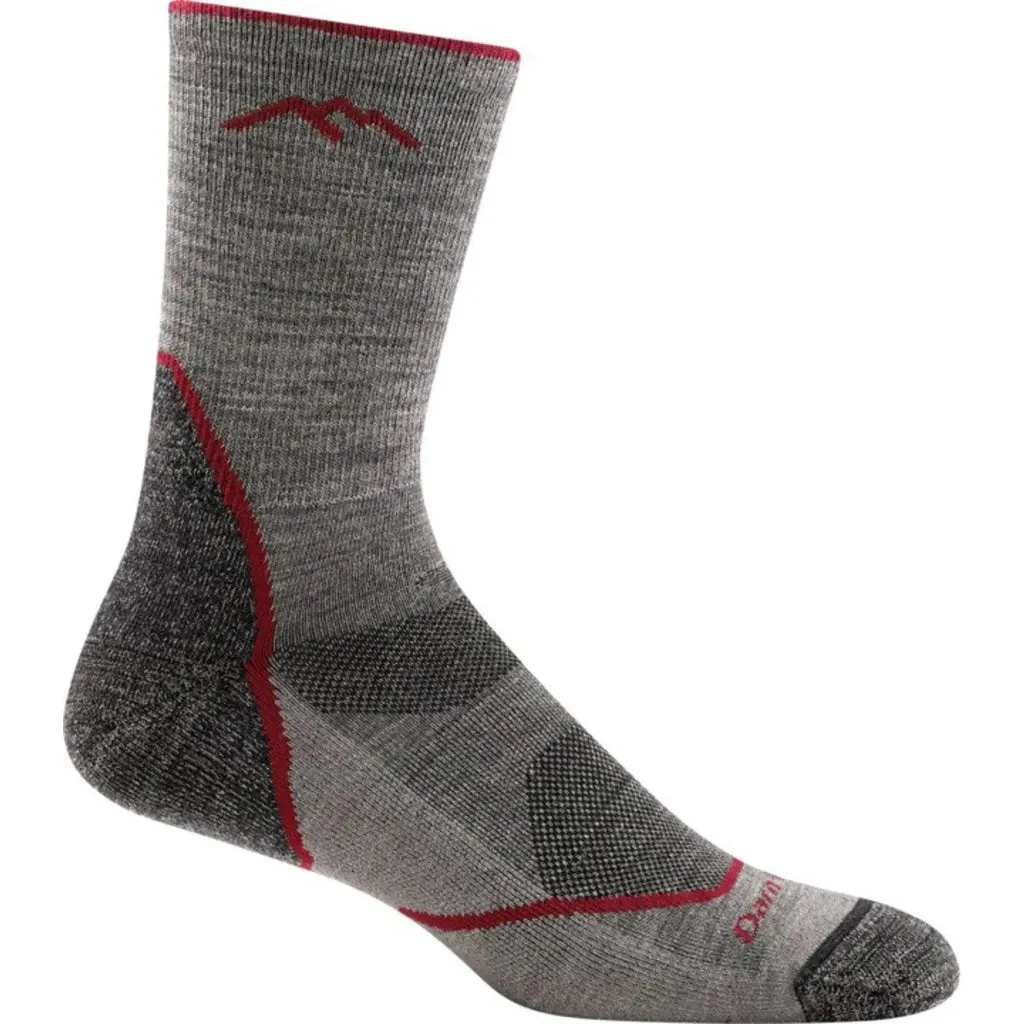Darn Tough 1972 Men's Light Hiker Micro Crew Lightweight Hiking Socks