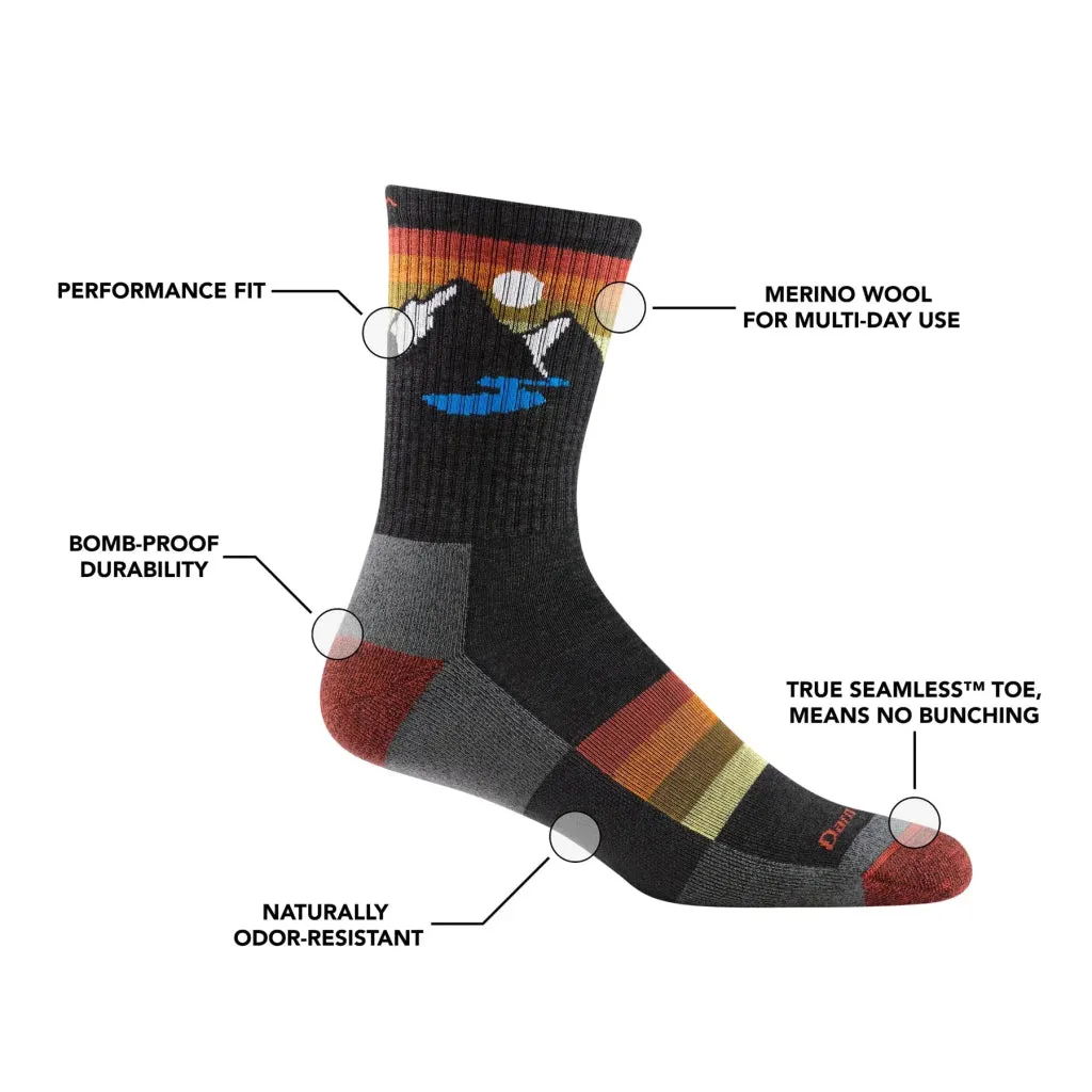 Darn Tough 1997 Men's Sunset Ridge Micro Crew Lightweight Hiking Sock