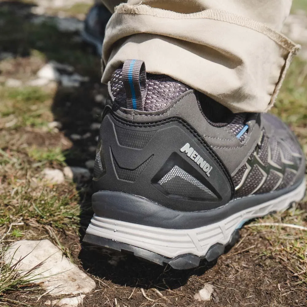 Meindl Activo GTX Wide Fit Walking Shoes - Anthracite/Ocean