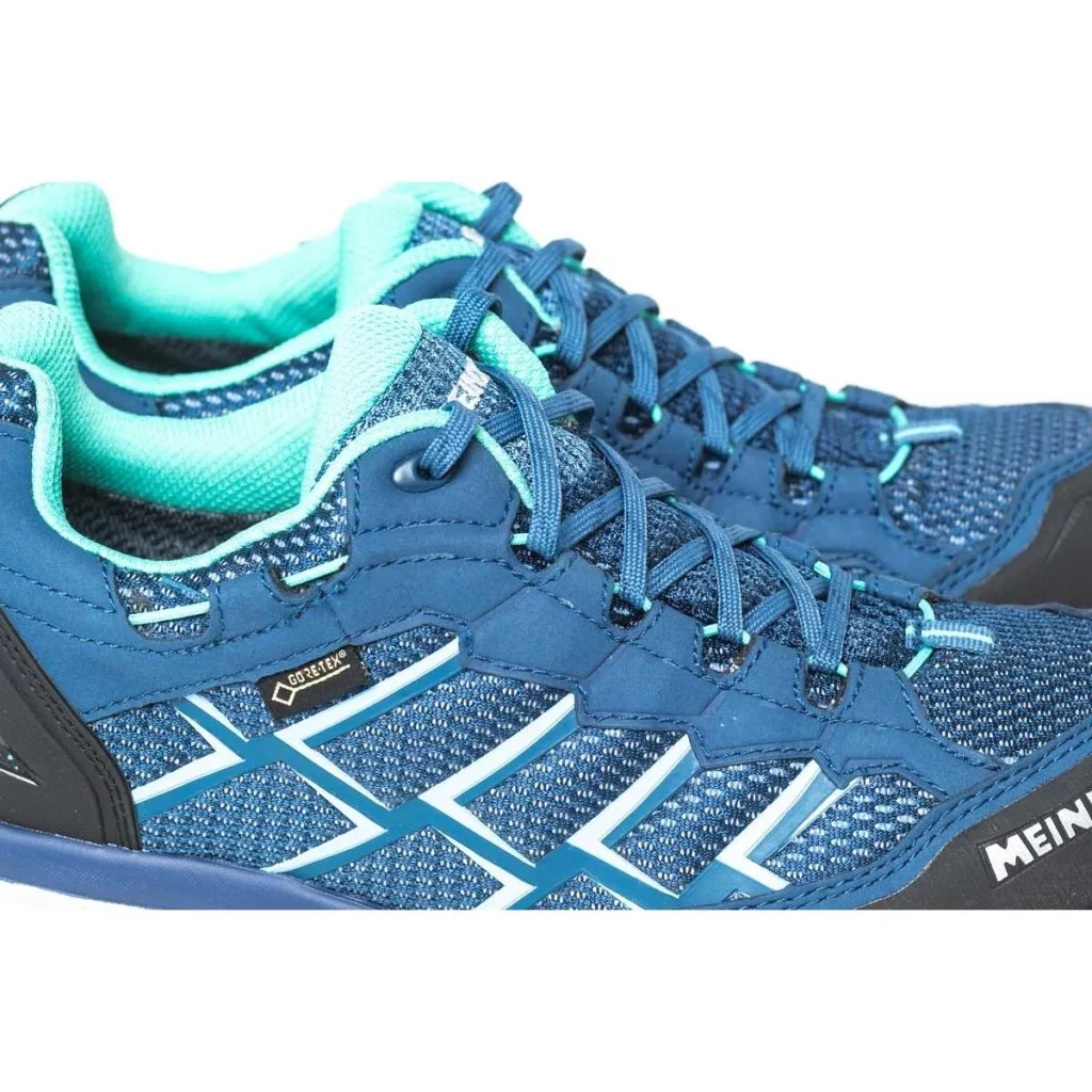 Meindl Activo Lady GTX Wide Fit Walking Shoes - Blue/Mint