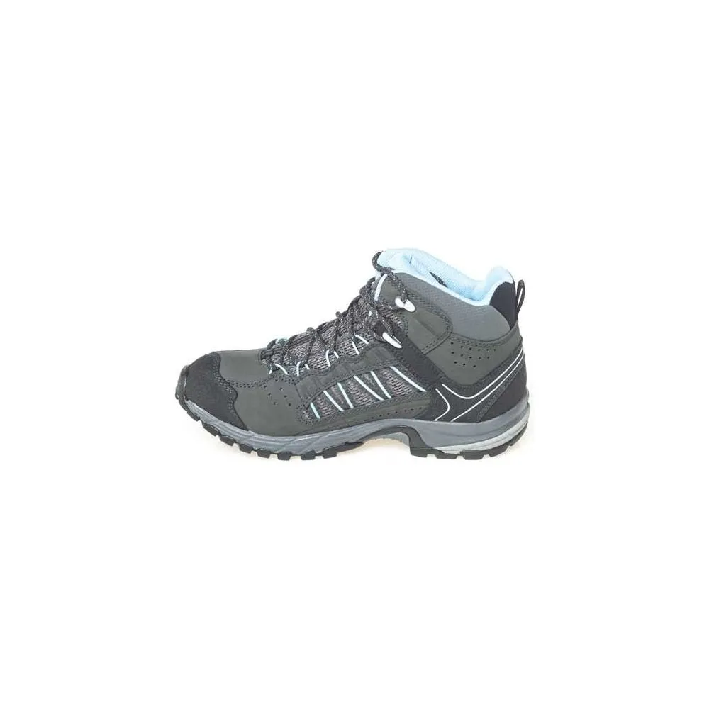 Meindl Journey Lady Mid GTX Wide Fit Walking Boots - Anthracite/Blue