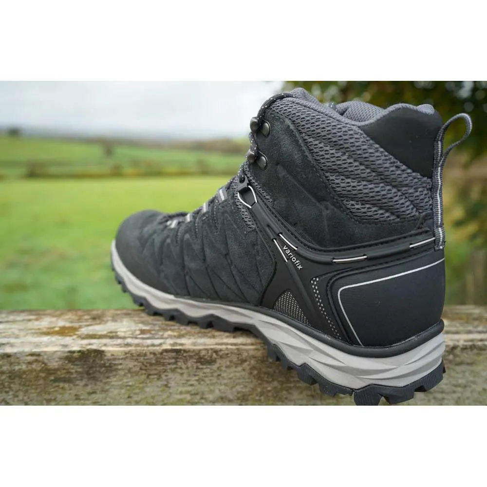 Meindl Mondello Mid GTX Wide Fit Walking Boots - Black/Anthracite