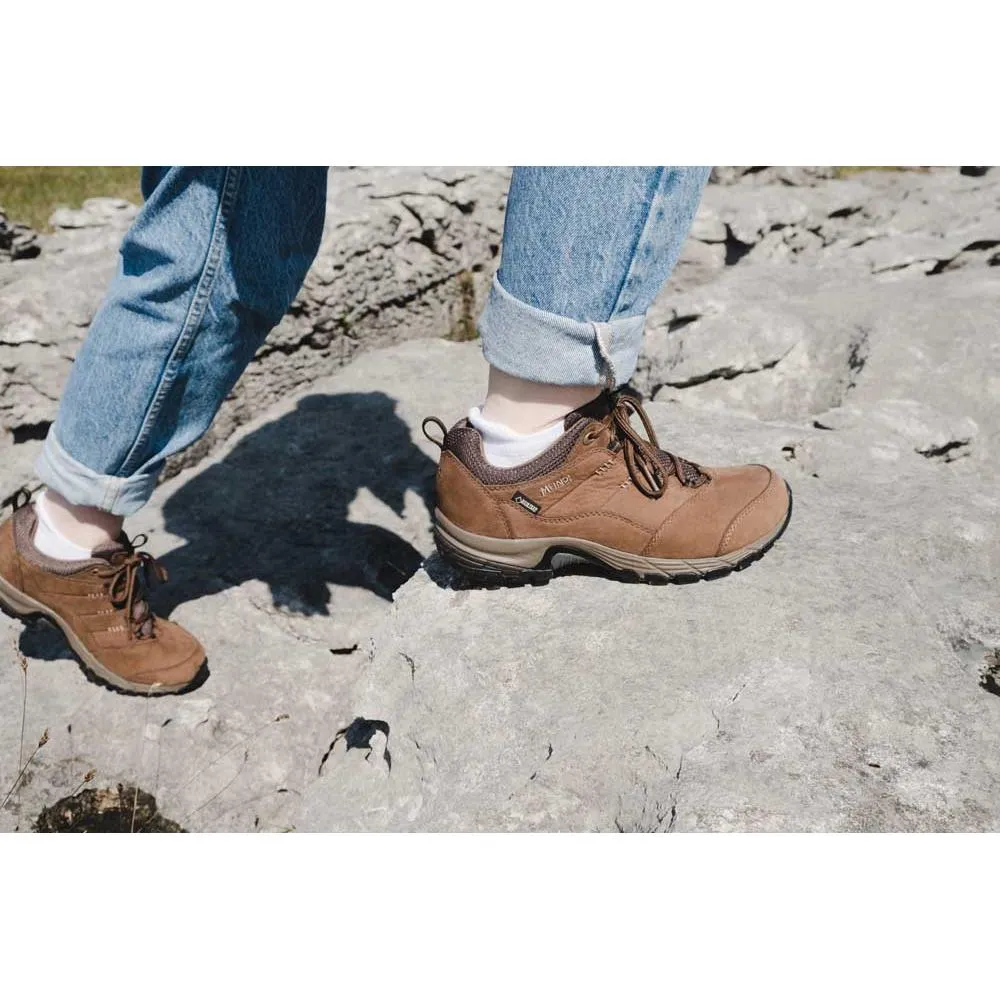 Meindl Philadelphia Lady GTX Wide Fit Walking Shoes - Brown