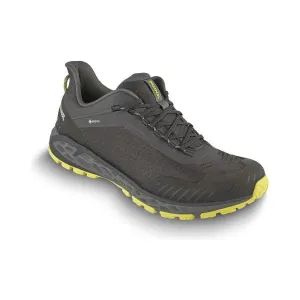 Meindl Power Walker 4.2 GTX Wide Fit Active Walking Shoes - Graphite/Corn