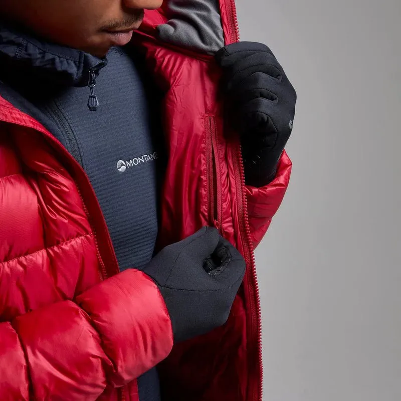 Montane Men's Anti-Freeze XT Hooded Down Jacket - Acer Red