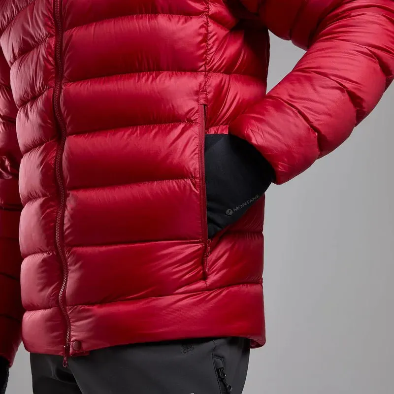 Montane Men's Anti-Freeze XT Hooded Down Jacket - Acer Red