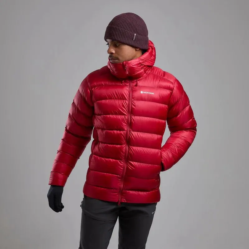 Montane Men's Anti-Freeze XT Hooded Down Jacket - Acer Red