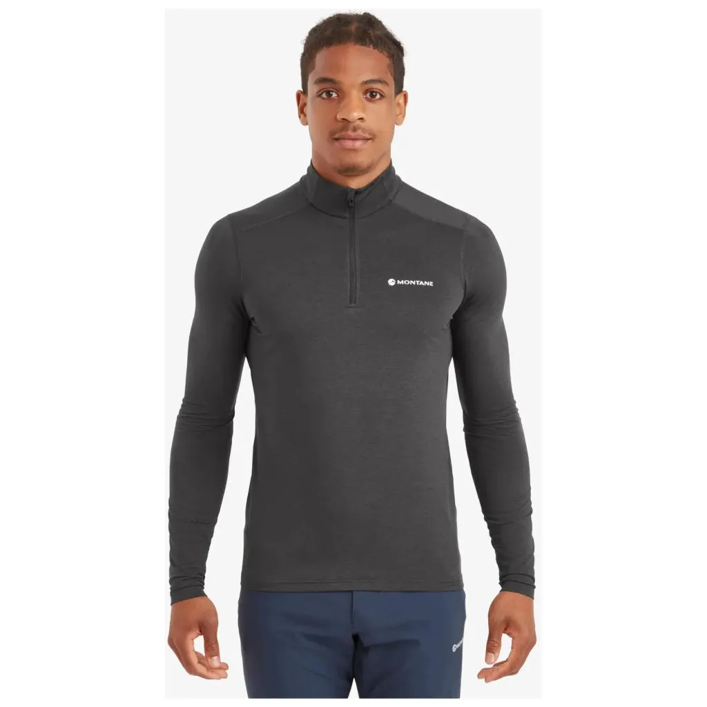 Montane Men's Dart XT Zip Neck - Midnight Grey