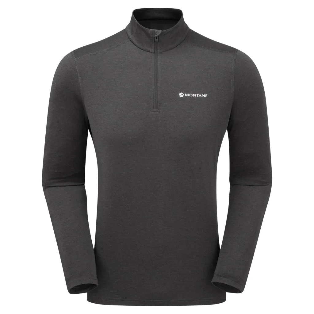 Montane Men's Dart XT Zip Neck - Midnight Grey
