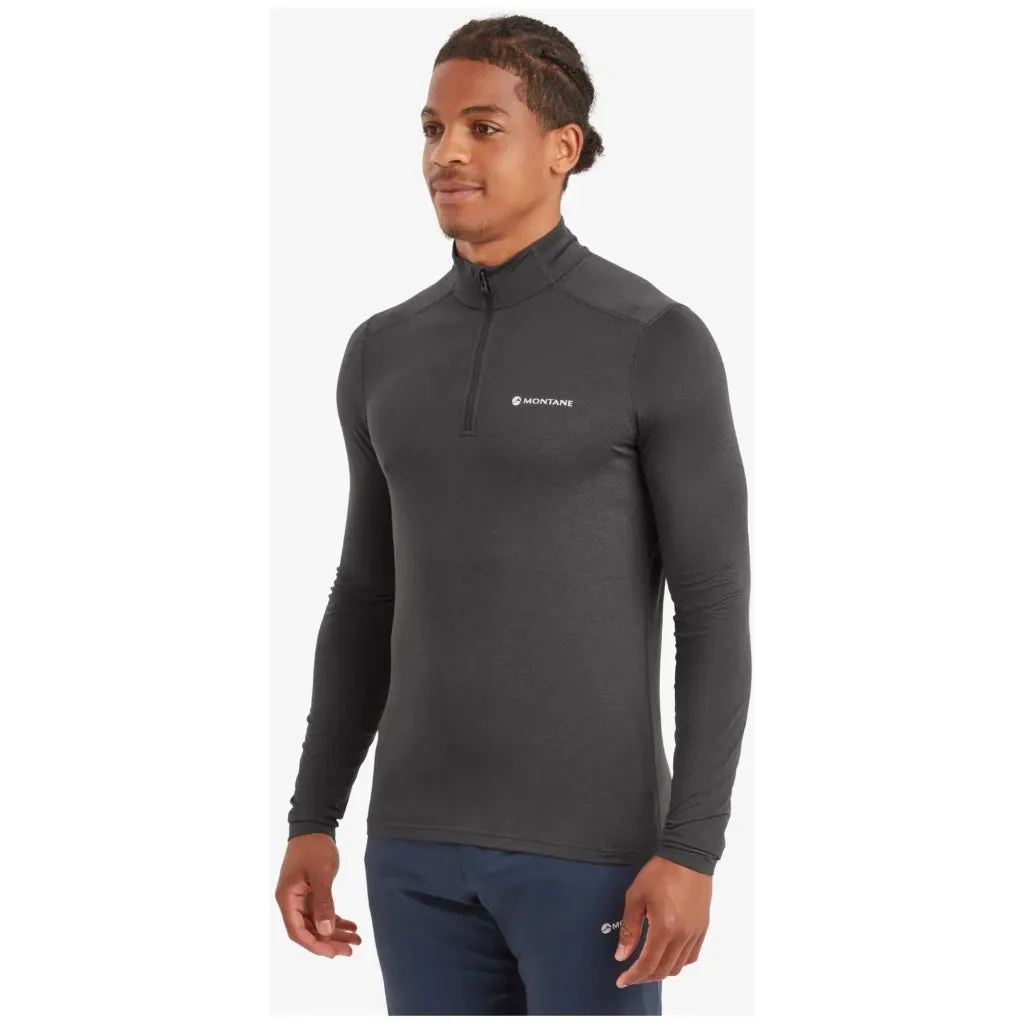 Montane Men's Dart XT Zip Neck - Midnight Grey