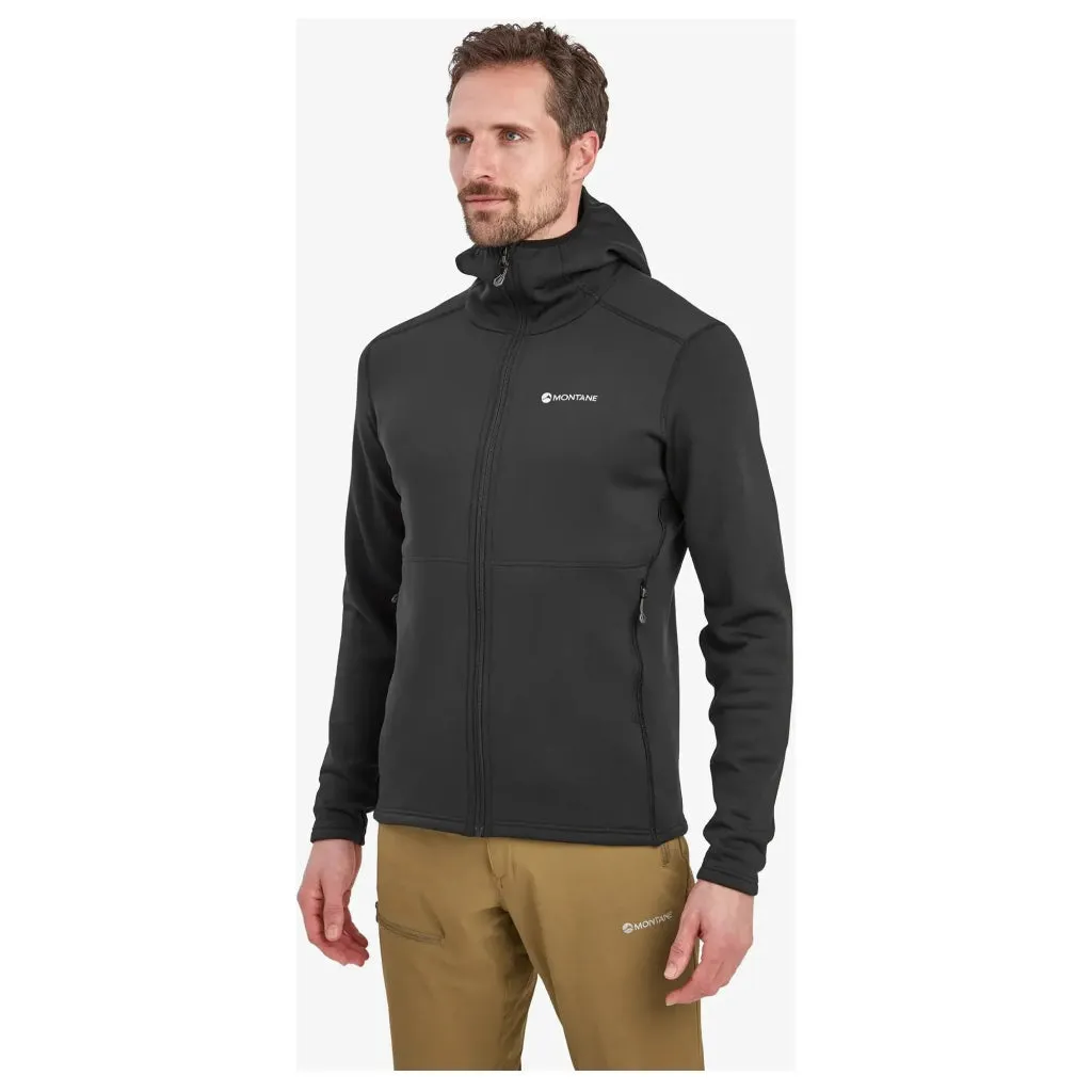 Montane Men's Fury Hooded Fleece Jacket - Black