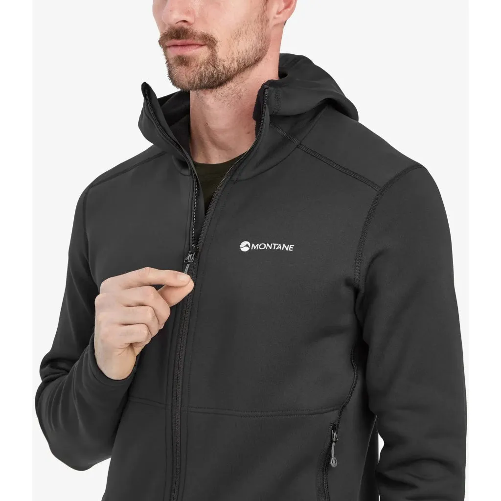 Montane Men's Fury Hooded Fleece Jacket - Black