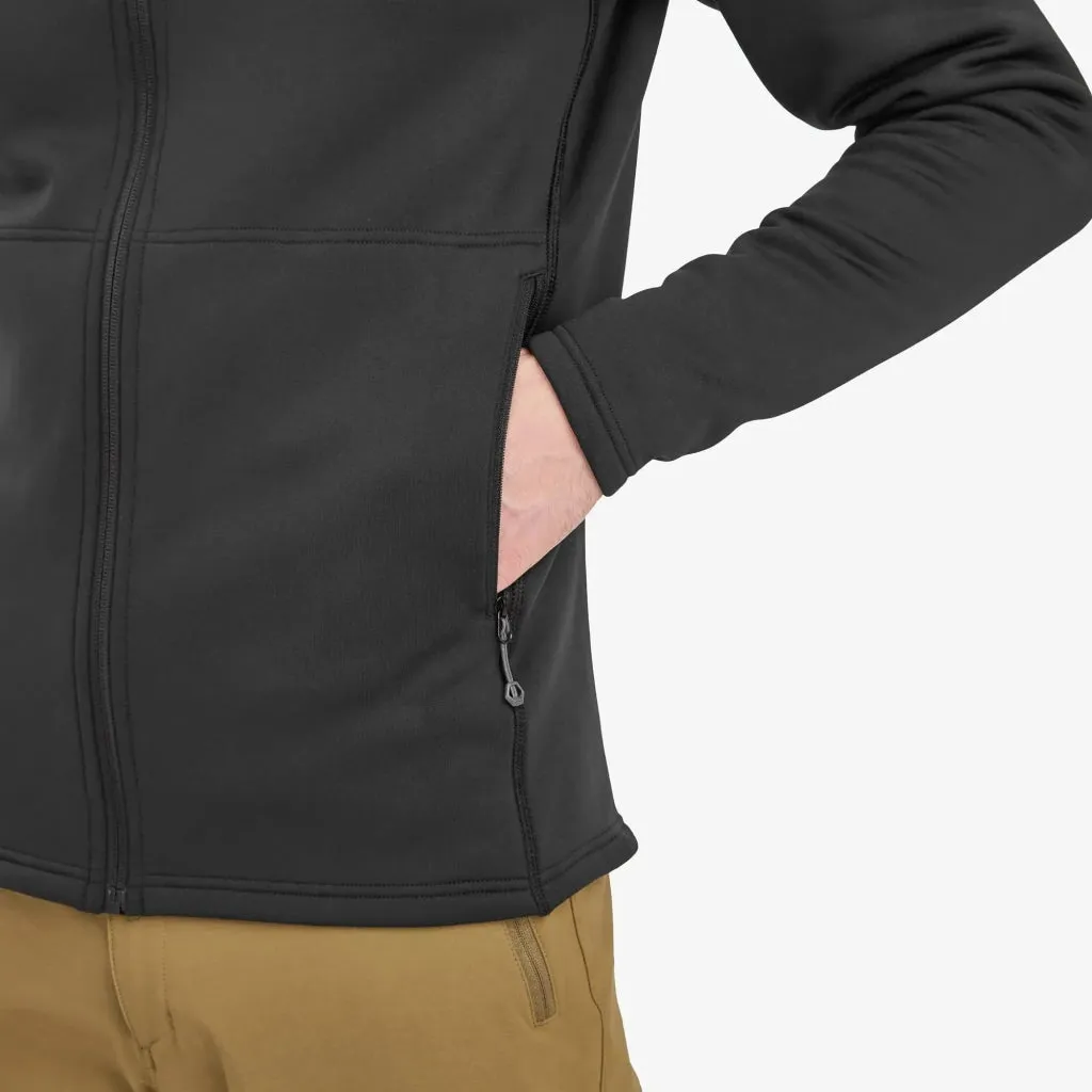 Montane Men's Fury Hooded Fleece Jacket - Black