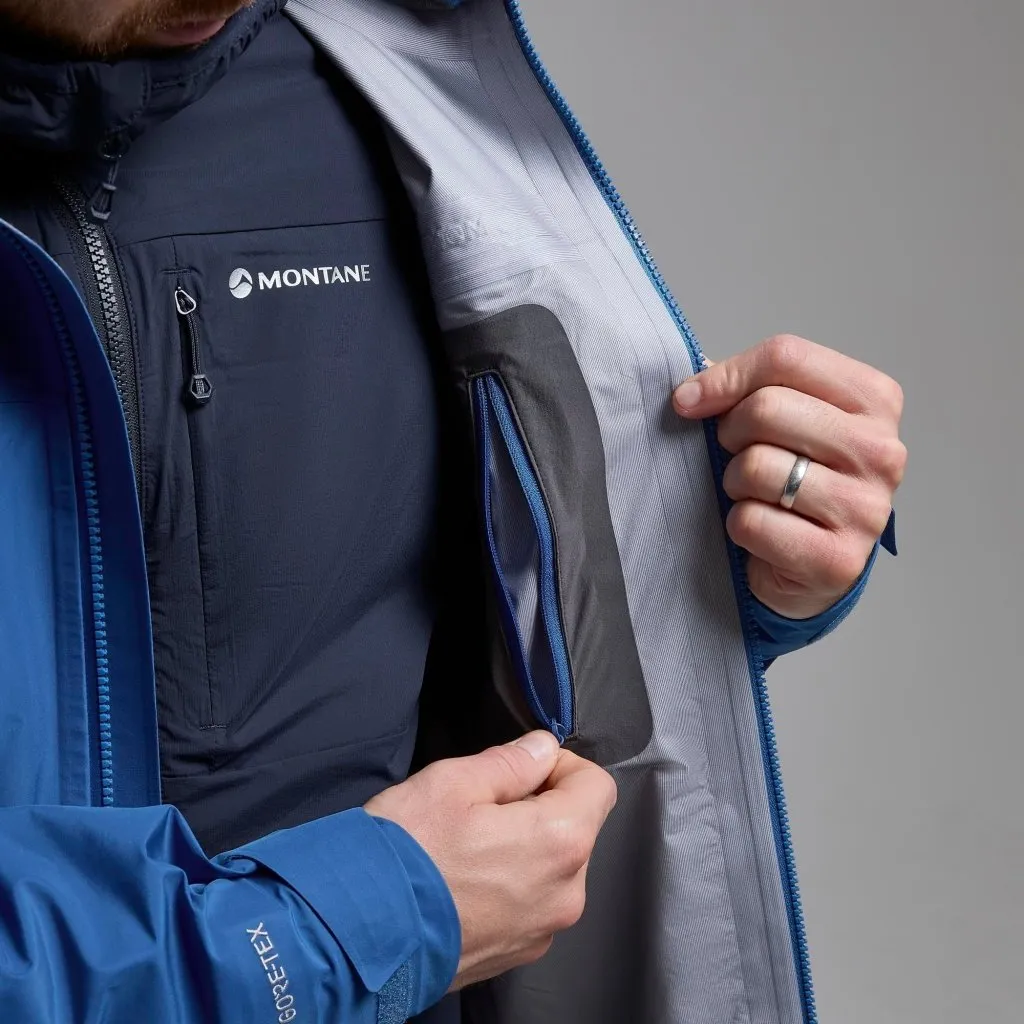 Montane Men's Phase Waterproof Jacket - Neptune Blue