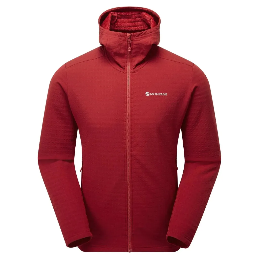 Montane Men's Protium XT Hooded Fleece Jacket - Acer Red