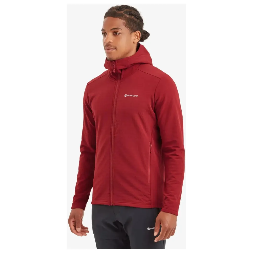 Montane Men's Protium XT Hooded Fleece Jacket - Acer Red