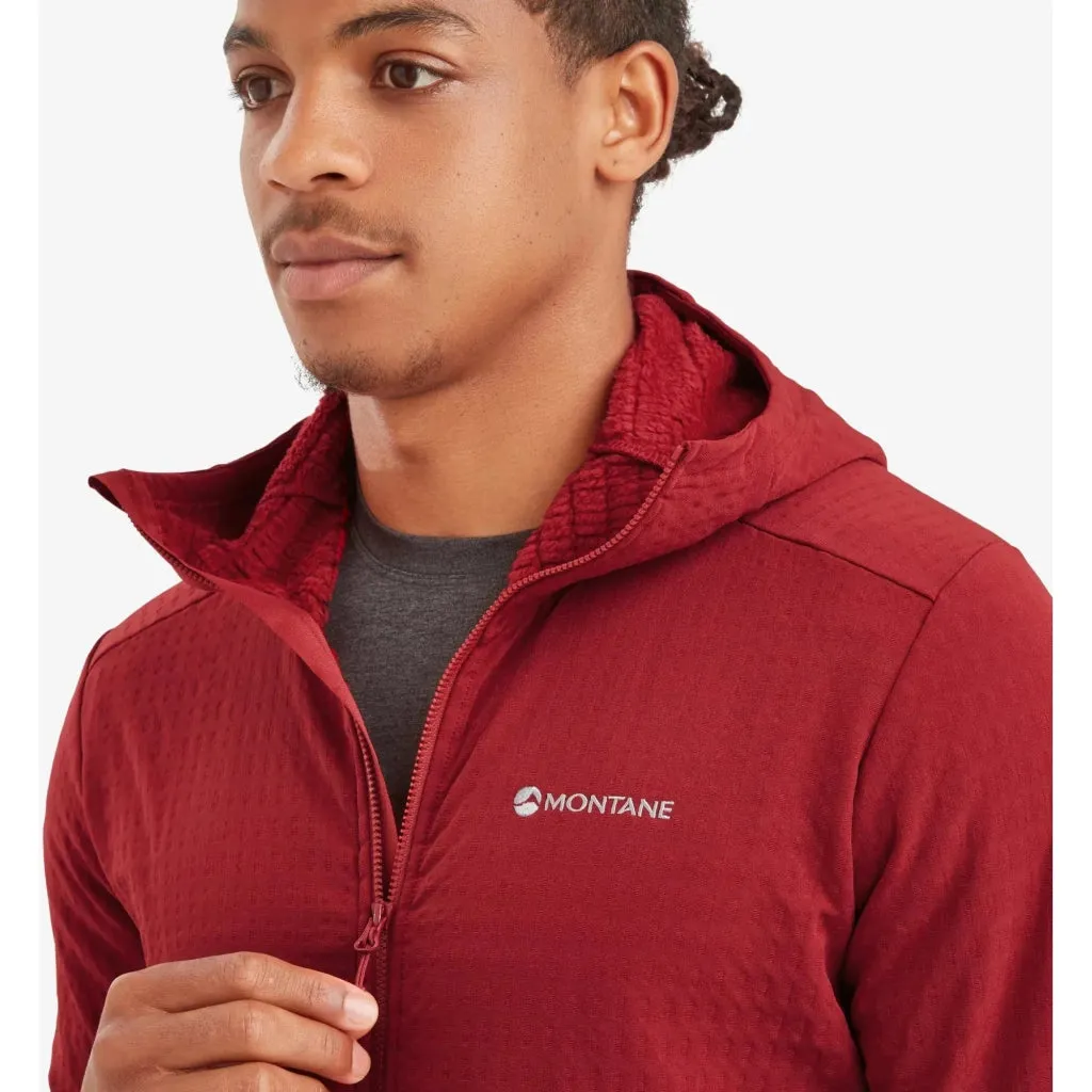 Montane Men's Protium XT Hooded Fleece Jacket - Acer Red