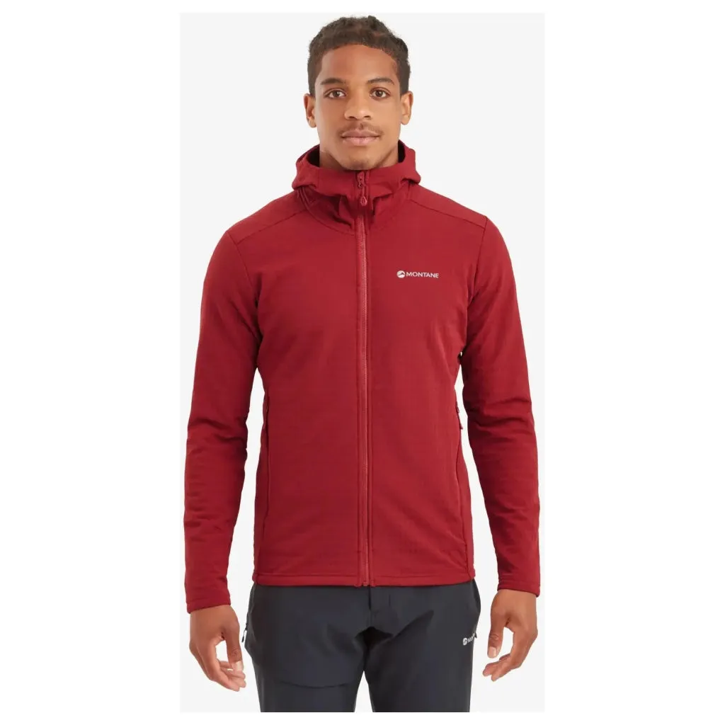 Montane Men's Protium XT Hooded Fleece Jacket - Acer Red