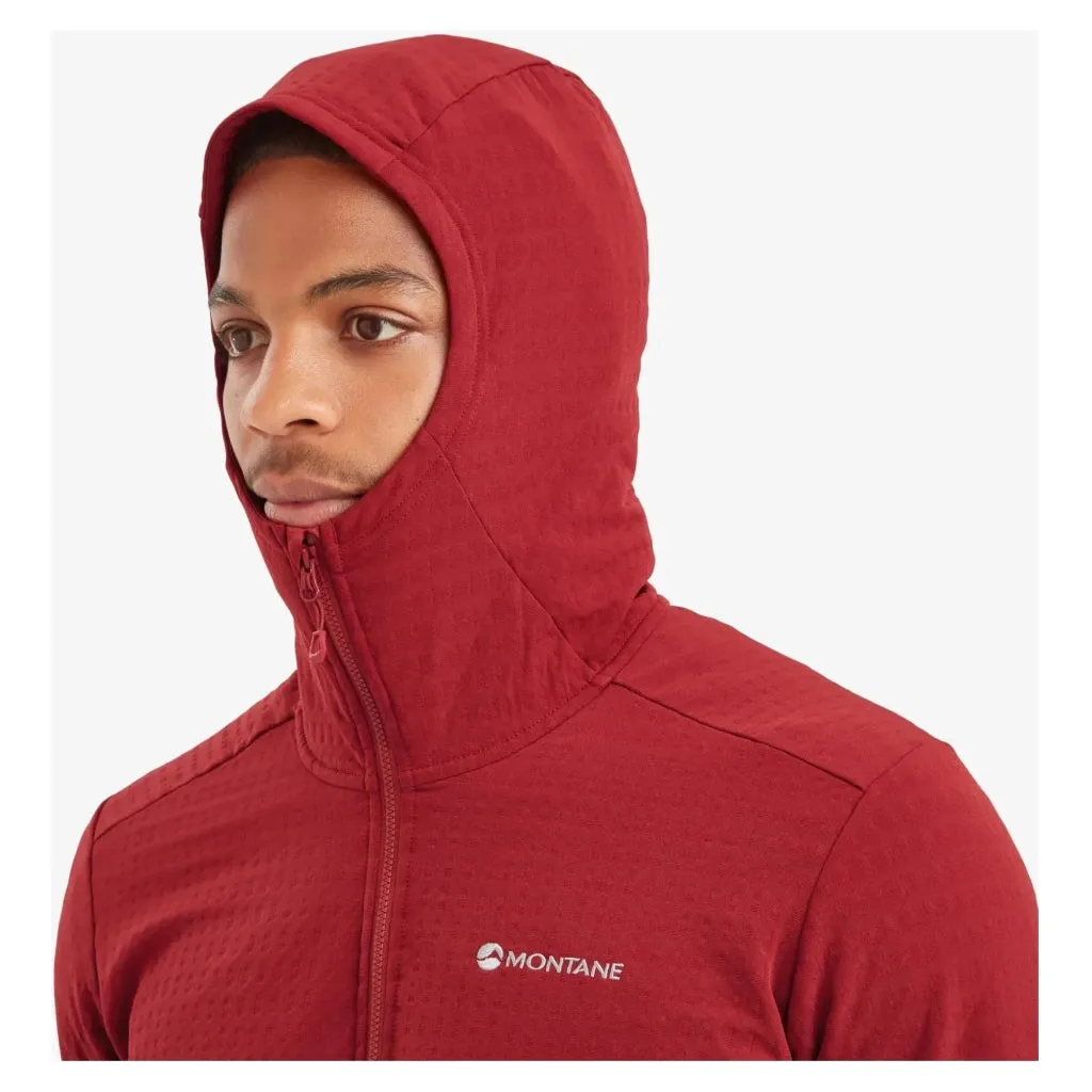 Montane Men's Protium XT Hooded Fleece Jacket - Acer Red