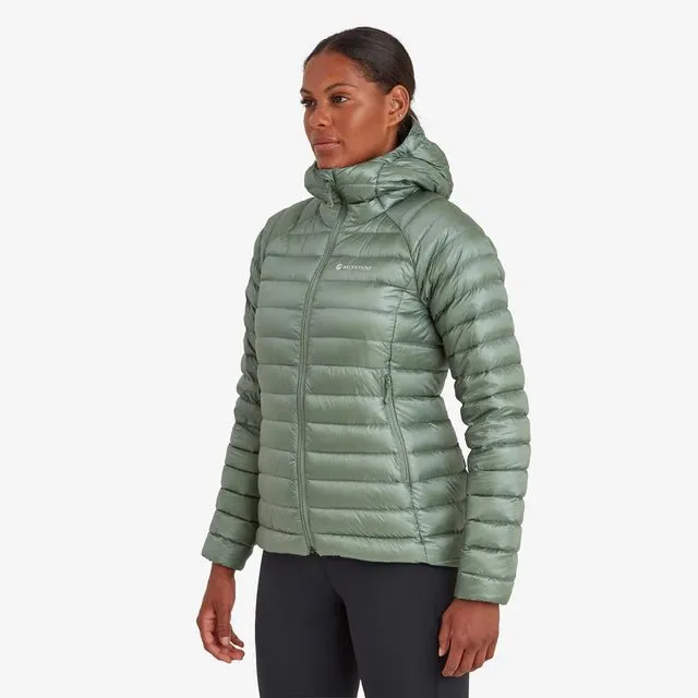Montane Women's Anti-Freeze Hooded Down Insulated Jacket - Pale Sage
