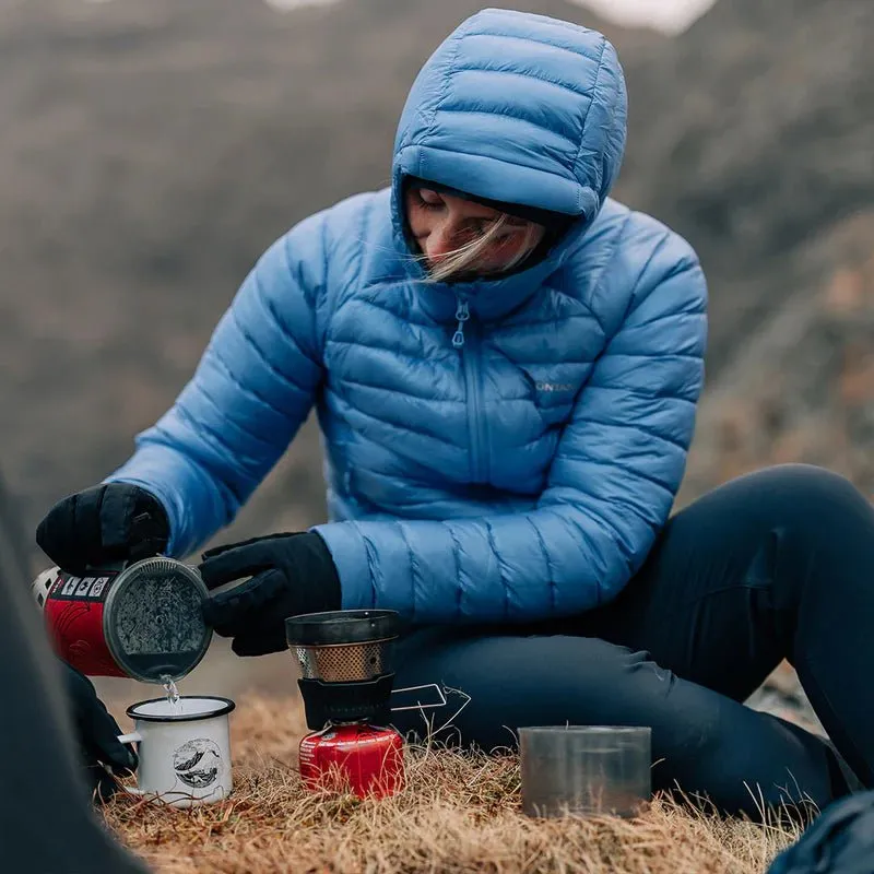 Montane Women's Anti-Freeze Hooded Down Jacket - Cornflower