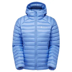 Montane Women's Anti-Freeze Hooded Down Jacket - Cornflower