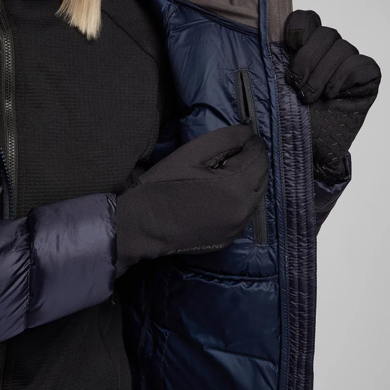 Montane Women's Anti-Freeze XT Hooded Down Jacket - Eclipse Blue