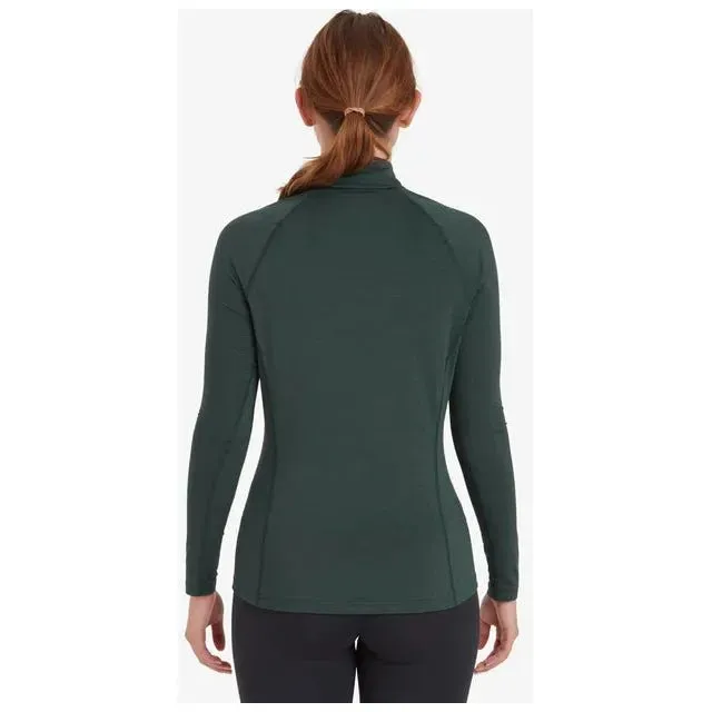 Montane Women's Dart XT Zip Neck - Deep Forest