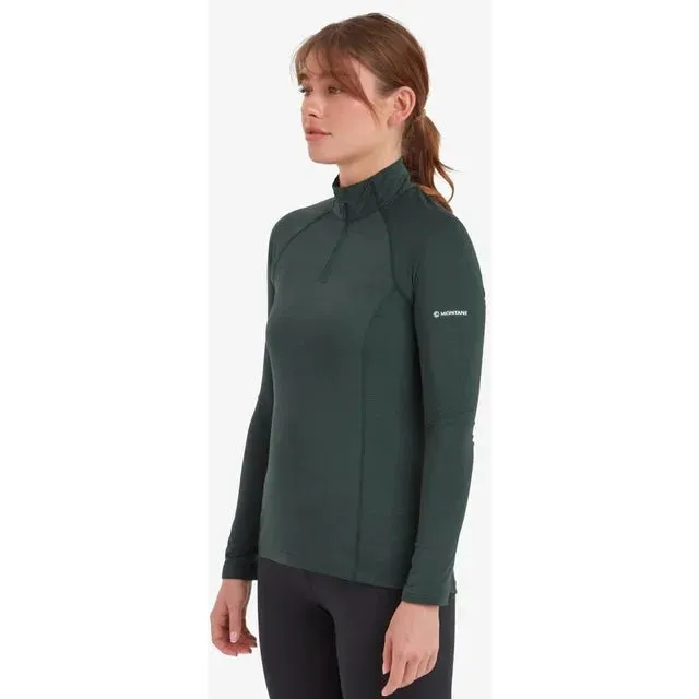 Montane Women's Dart XT Zip Neck - Deep Forest