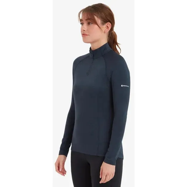 Montane Women's Dart XT Zip Neck - Eclipse Blue