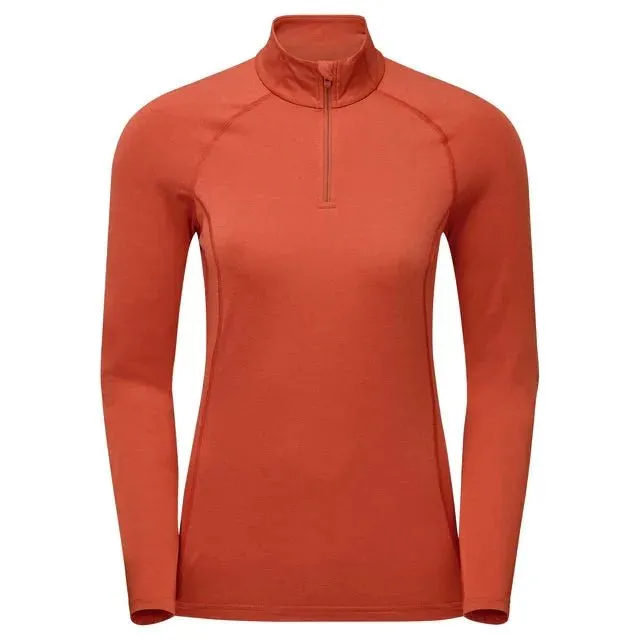 Montane Women's Dart XT Zip Neck - Saffron Red