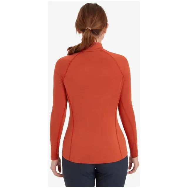 Montane Women's Dart XT Zip Neck - Saffron Red