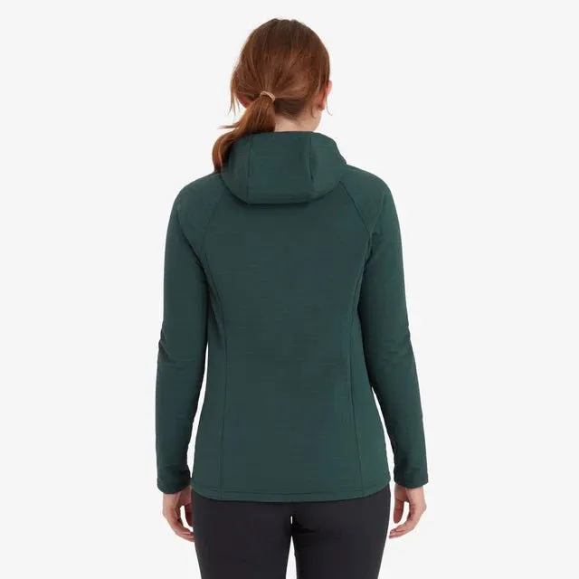 Montane Women's Protium XT Hooded Fleece Jacket - Deep Forest