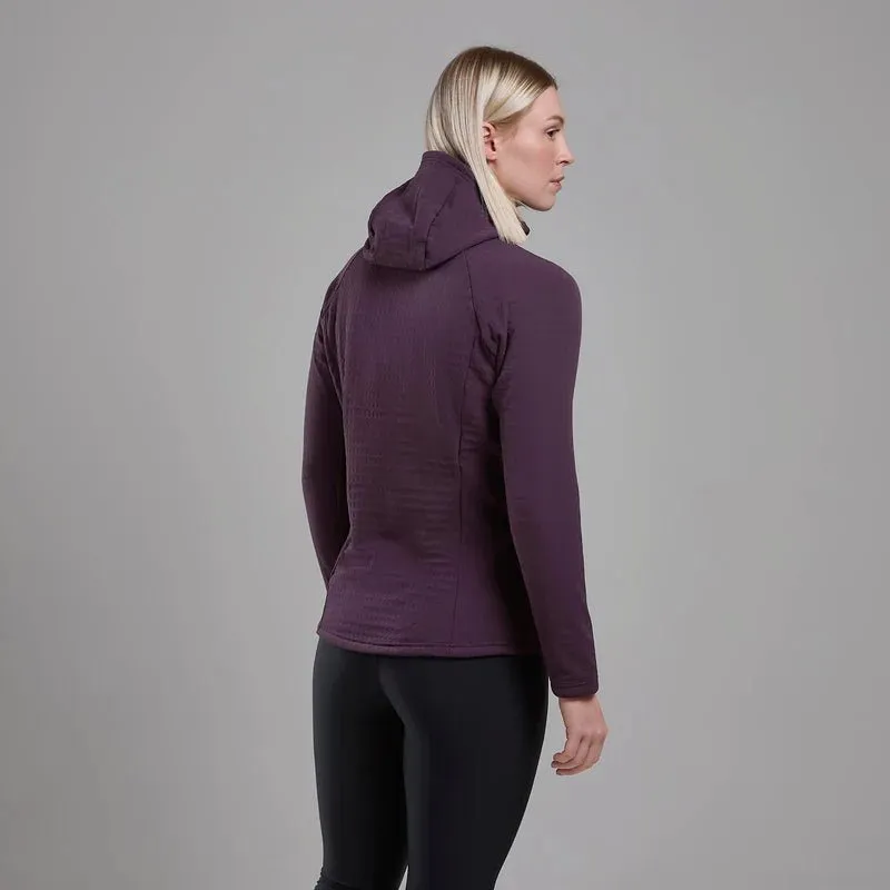 Montane Women's Protium XT Hooded Fleece Jacket - Mulberry