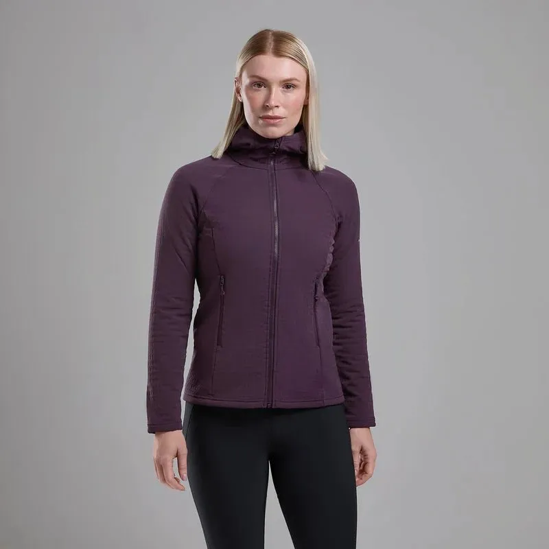 Montane Women's Protium XT Hooded Fleece Jacket - Mulberry