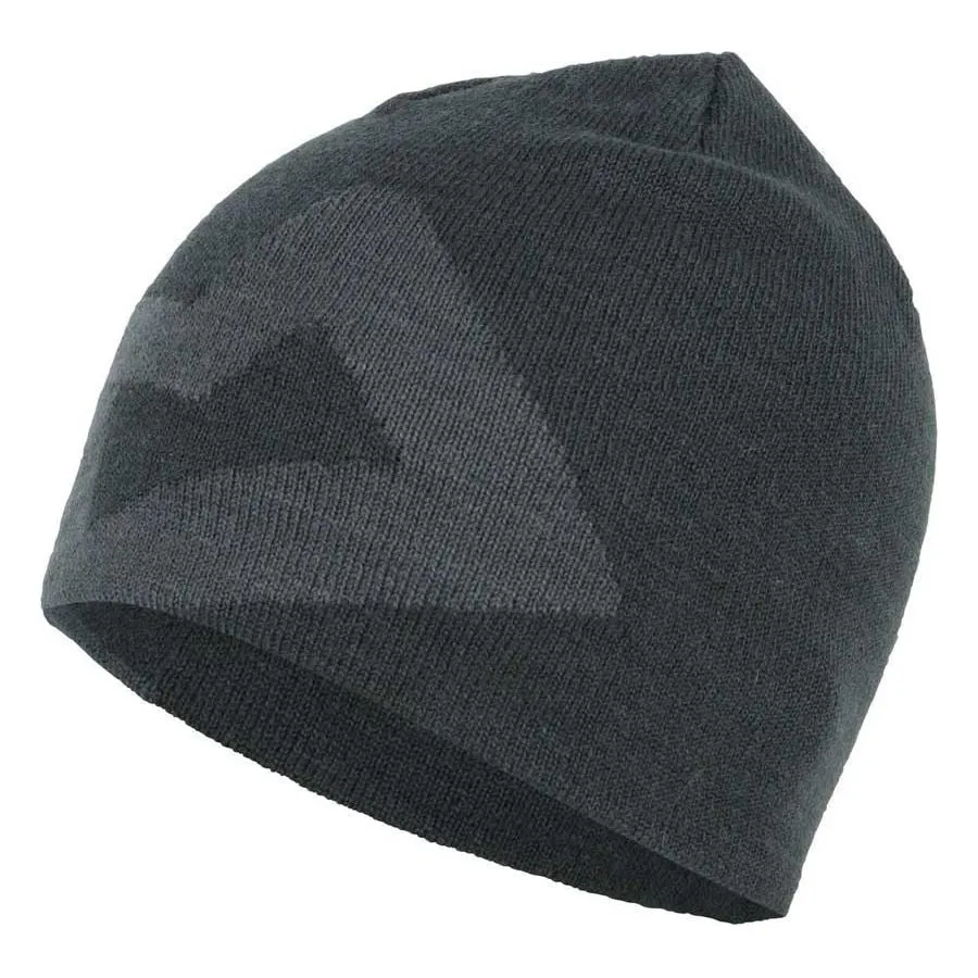 Mountain Equipment Branded Knitted Beanie Hat - Raven/Shadow