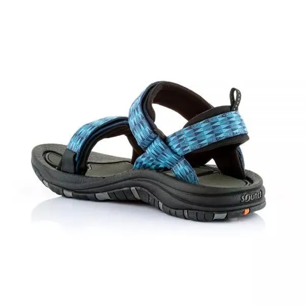 Source Gobi Men's Walking Sandals - Triangles Blue