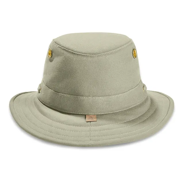 Tilley The Authentic T5 Cotton Brimmed Duck Hat - Khaki/Olive