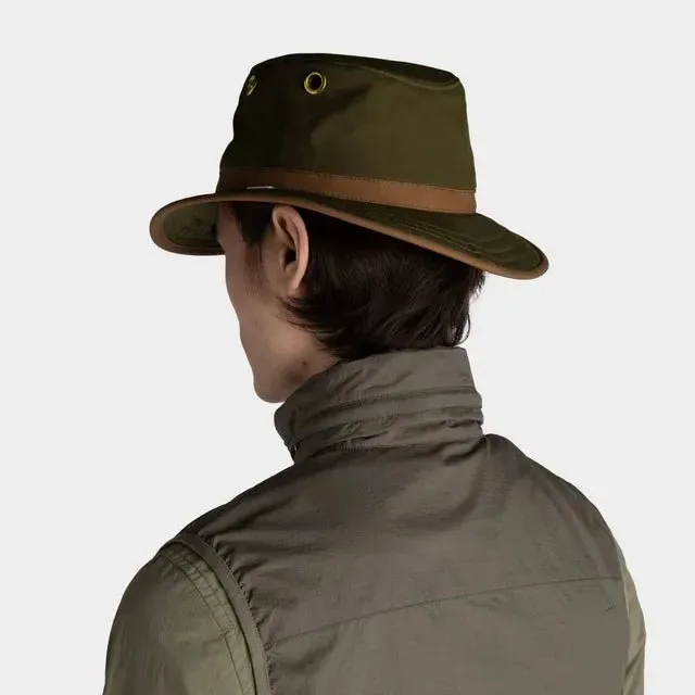 Tilley TWC7 Outback Waxed Adventure Hat - Green