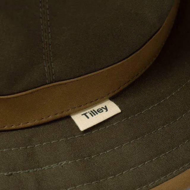 Tilley TWC7 Outback Waxed Adventure Hat - Green