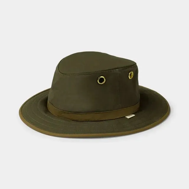 Tilley TWC7 Outback Waxed Adventure Hat - Green